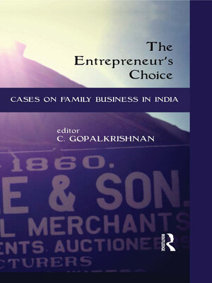 cover image of The Entrepreneur's Choice